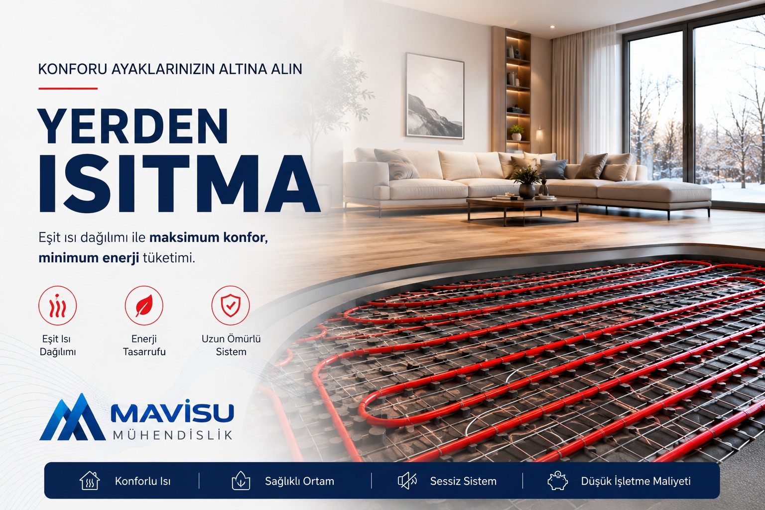 YERDEN ISITMA Anahtar Teslim Yerden Isıtma Sistemleri